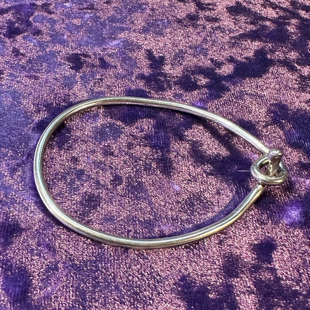 Sterling Silver Modernist Stacking Cuff Bracelet - image 6